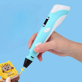 Caneta 3D Recarga USB Explorando a Criatividade Presente de Artesanato para Todas as Idades