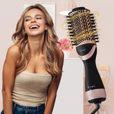 Escova Secadora Alisadora Modeladora 127V 220V Rose