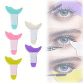 Espátula de Silicone com Design de Asa para Aplicação de Máscara de Cílios e Delineador com Funções