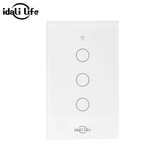 Interruptor Inteligente Smart Idali Life 3 Touch – Comando por App, Wi-Fi, Bivolt, à Prova d’Água e Resistente