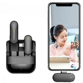 Microfone De Lapela Sem Fio Com Redução De Ruídos/Gravação Para iPhone Caixa De Carregamento