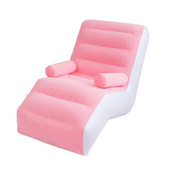 Sofá Inflável Poltrona Com Braços Apoio Cama Móvel Casa Piscina Espreguiçadeira Impermeável