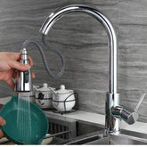 Torneira Gourmet Monocomando Bancada Cozinha Inox Flexível
