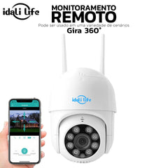 Câmera De Segurança Wi-fi Externa À Prova D'água Full HD Monitoramento APP DAFU Speed Idali Life