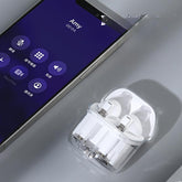 Fone De Ouvido Sem Fio Bluetooth Designer Transparente Esportivo TWS 5.3