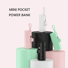 Mini carregador portatil power bank para celular IPNHONE Samsung Xiaomi