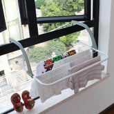 Mini Varal Portátil Secador de Roupas Janelas Varanda Porta Box Banheiro Lavanderia Portas Seca