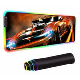 Mouse Pad S011 Gamer Led RGB Grande Profissional