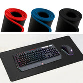 Mouse Pad S012 preto liso grade escritório simples PC Gamer