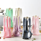 KIT 6 Peças Utensílios de Cozinha 100% Silicone Resistente e Durável Praticidade na Cozinha