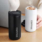 Copo Térmico 500ML Para Café Chá Água Isolado à Prova de Vazamento Portátil
