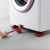 Suporte Aparelho Para Levantar e Mover Móveis Pesados Kit Com 5 Peças