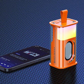 Caixa De Som Transparente Bluetooth Speaker Mini Audio Cyberpunk Estilo Pequeno Subwoofer Portátil