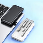 Carregador Power Bank Portátil 10000mah Universal Saida 4 Cabos