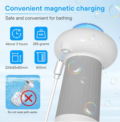 Máquina Elétrica de Espuma para Banho de Cães – Limpeza Profunda, Portátil e Automática