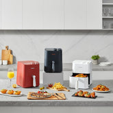 Fritadeira Elétrica Sem Óleo 3,5L Air Fryer Gaabor Design Retrô 8 Programações Culinárias