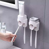 Dispensador De Pasta De Dente Automático Para Montagem Em Parede Criativo Acessórios Para Banheiro