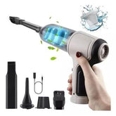 Mini Aspirador Sem Fio 3 Em 1 Para Carro Bivolt 9000Pa Mini De Pó Casa E De Uso Duplo