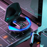 Fone De Ouvido Gamer Sem Fio Bluetooth TWS Função Gamer