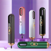 Secador De Cabelo Elegante Com Luz de Três Cores Soprador Com 3 Pentes de Secagem - DAFU