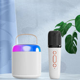 Mini Karaokê Bluetooth Sem fio Mini Caixa Portátil Estéreo 3D