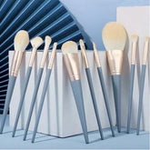 Kit 10 pinceis profissional para maquiagem Pinceis esfumar contorno