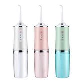 Irrigador Dental Oral Recarregavél 220ml Higiene Limpeza Bucal Portátil Limpador de Dente