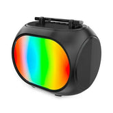 Caixa De Som Portátil LED Com Subwoofer Alto-Falante Luz Externa, USB, Para Uso Externo