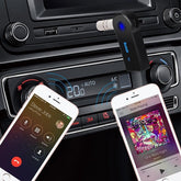 Receptor Áudio Bluetooth Adaptador P2 Música Som Carro Áudio