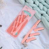 Kit Navalha Para Sobrancelha E Rosto 4 Lâminas Para Troca