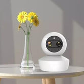 Câmera IP de Segurança Dupla Lente Sensor de Movimento