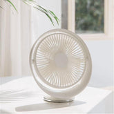 Mini Ventilador Recarregável Com 3 Velocidade Operação Silenciosa De Mesa USB De Escritório