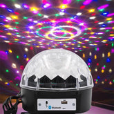 Globo De Luz Led Giratório para Festa e Balada Com caixa de som /Mp3 /USB/Bluetooth