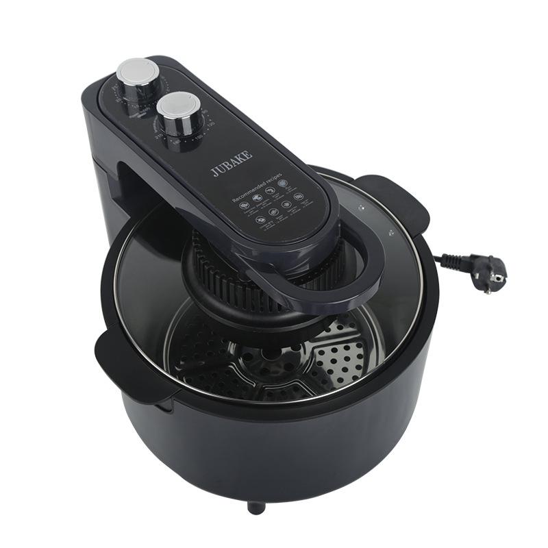 Fritadeira Elétrica Air Fryer Digital Sem Óleo 127v-220v Com Panela Removível e Grelha  Para Preparo