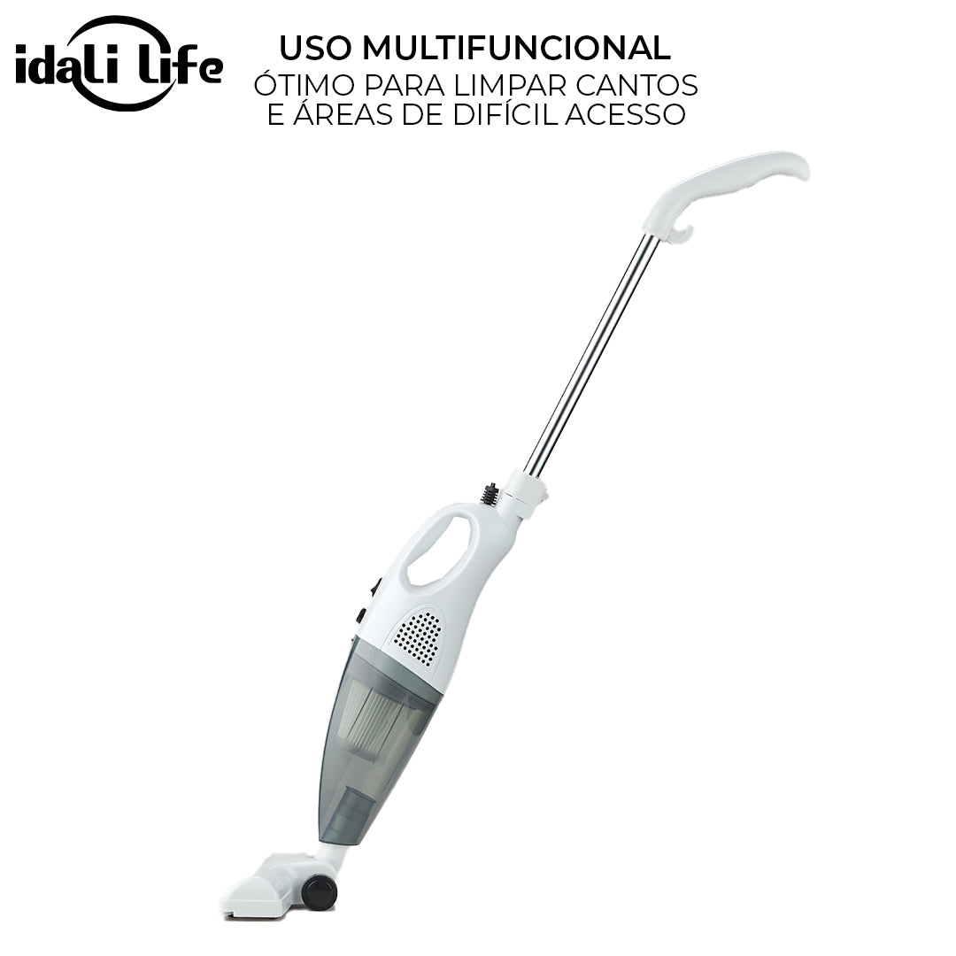 Aspirador de Pó Vertical Portátil Limpeza Manual Uso Domestico 127V 14000PA Idali Life