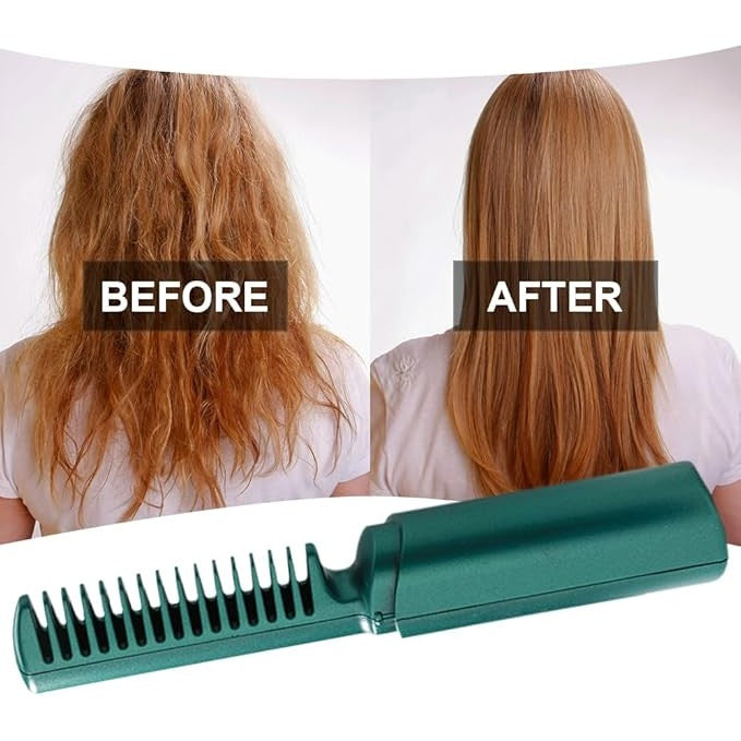 Escova De Alisamento Capilar Alisador De Cabelo Aquecido Recarregável – Dafyne Presentes