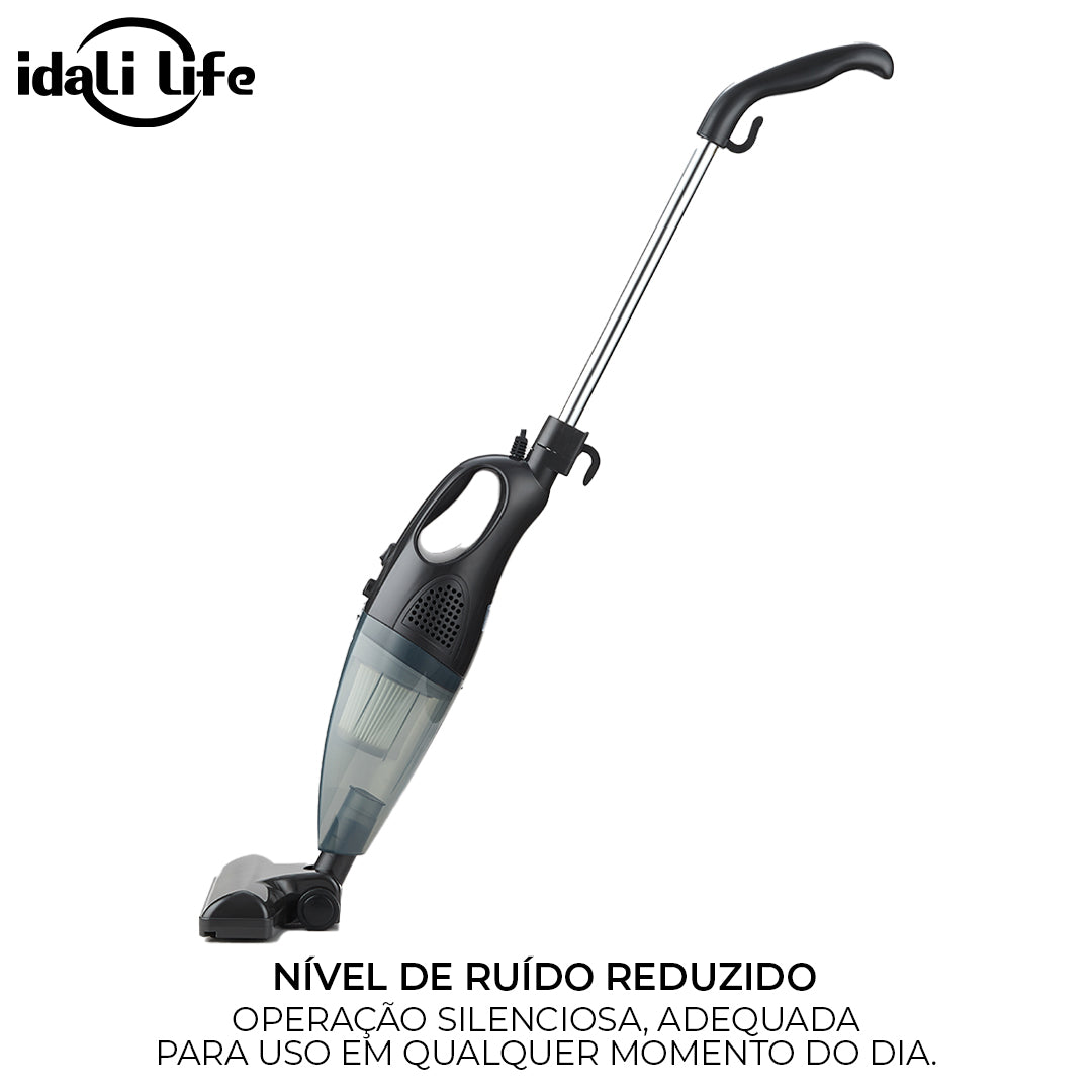 Aspirador de Pó Vertical Portátil Limpeza Manual Uso Domestico 127V 14000PA Idali Life